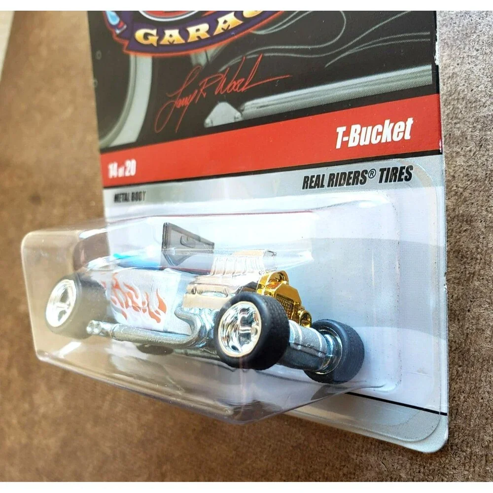 2009 Hot Wheel T-BUCKET Metalflake Silver LARRY'S GARAGE SERIES 14/20 1:64 RR5SP